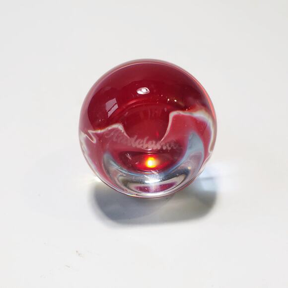 Vintage Hadeland Glassverk Nisse Gnome Norwegian Glass Figurine Chipped - Picture 5 of 9